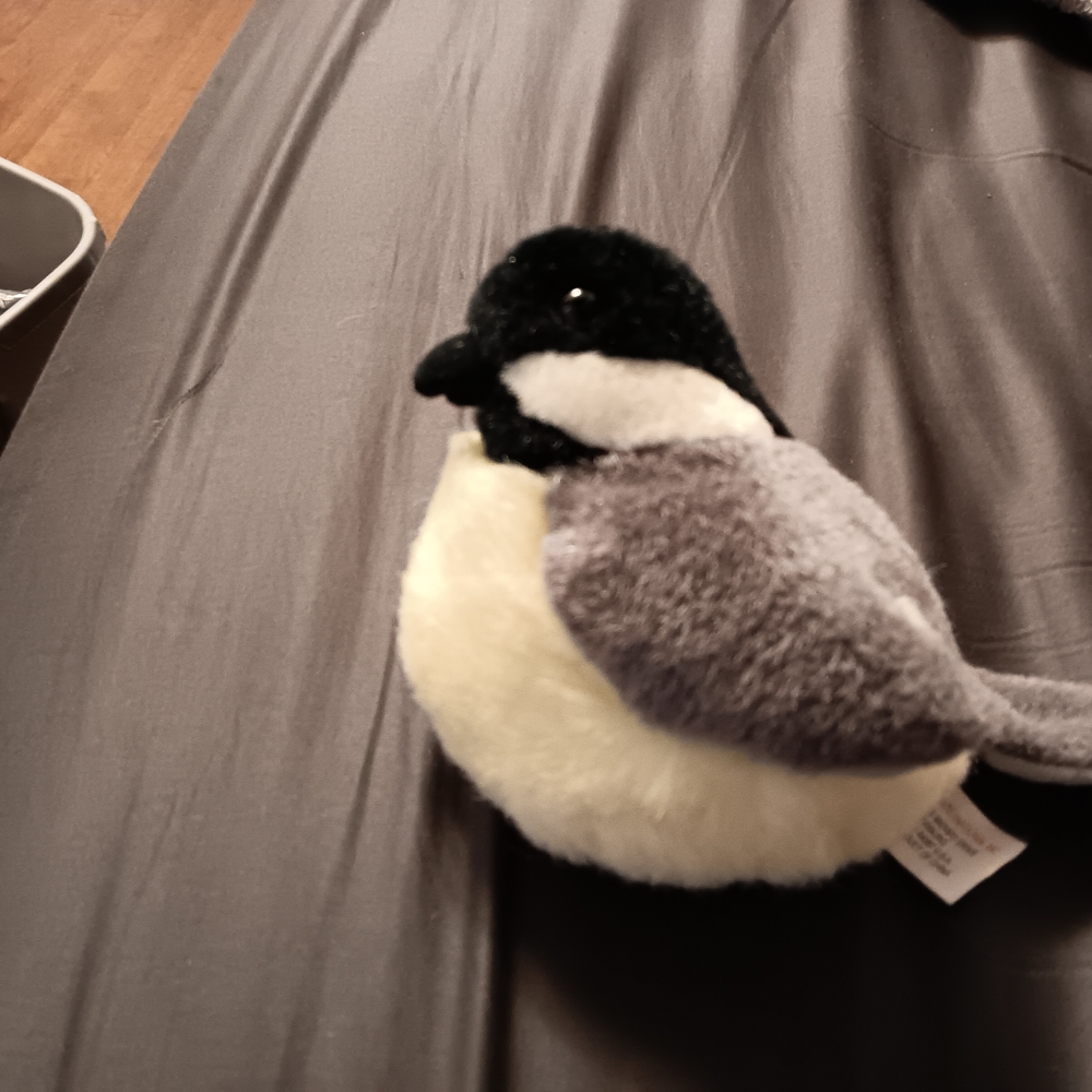 Wild republic audubon K&m International Plush black capped chickadee